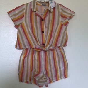Old navy striped romper